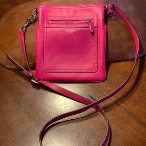 Coach Hot Pink Cross Body Purse